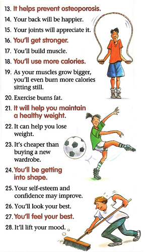 50 reasons to exercise